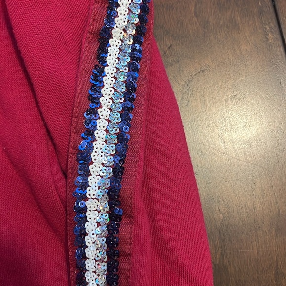 Wonder Nation Girls Red Pullover Hoodie - Picture 2 of 2